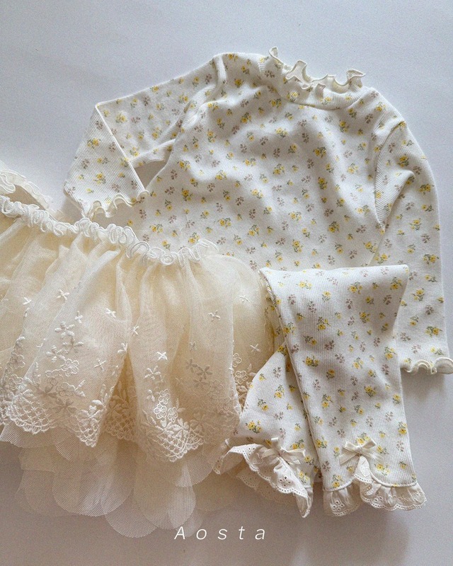 〘即納〙Aosta / Lace Tulle Skirt