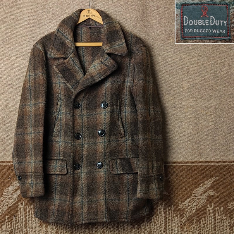 40s DOUBLE DUTY Double Breasted Wool Coat | Wonder Wear