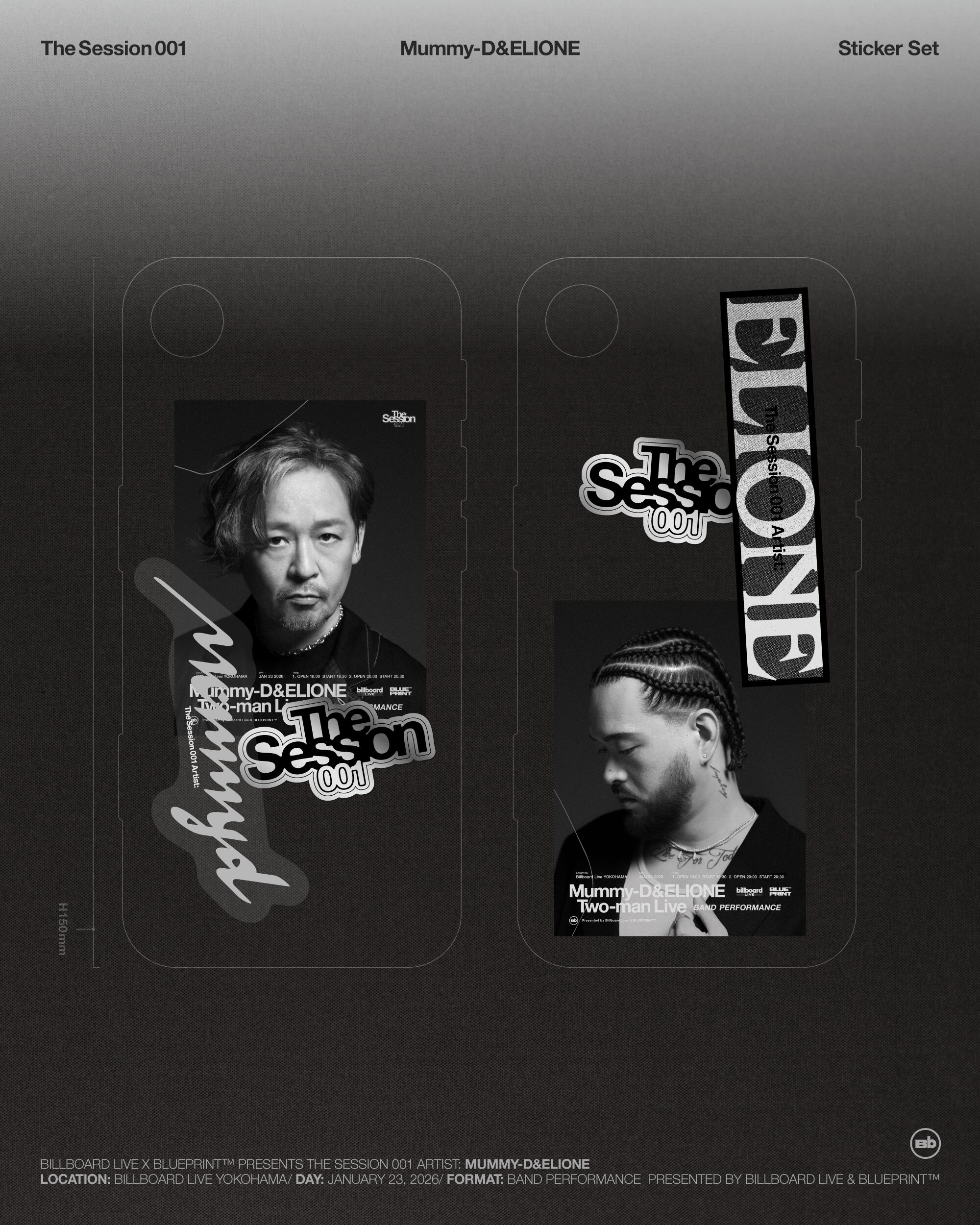 NEW】Mummy-D×ELIONE | B2 POSTER&STICKER SET | BLUEPRINT™