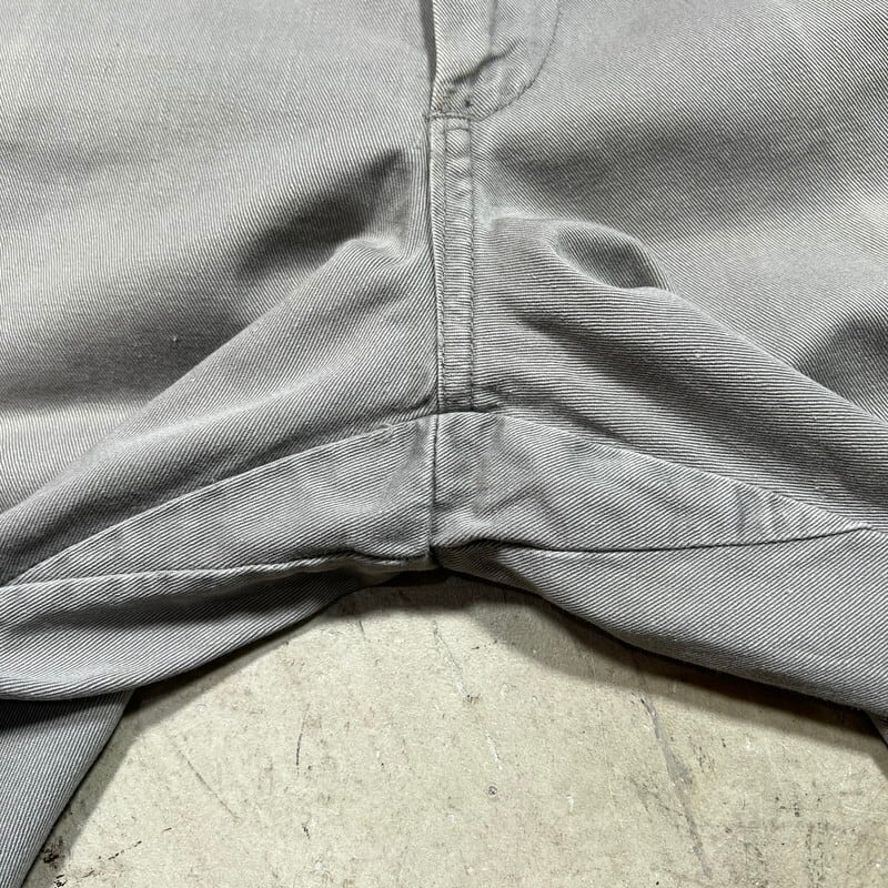 50's Lee リー コットンツイルワークパンツ ワークチノ グレー 黒タグ