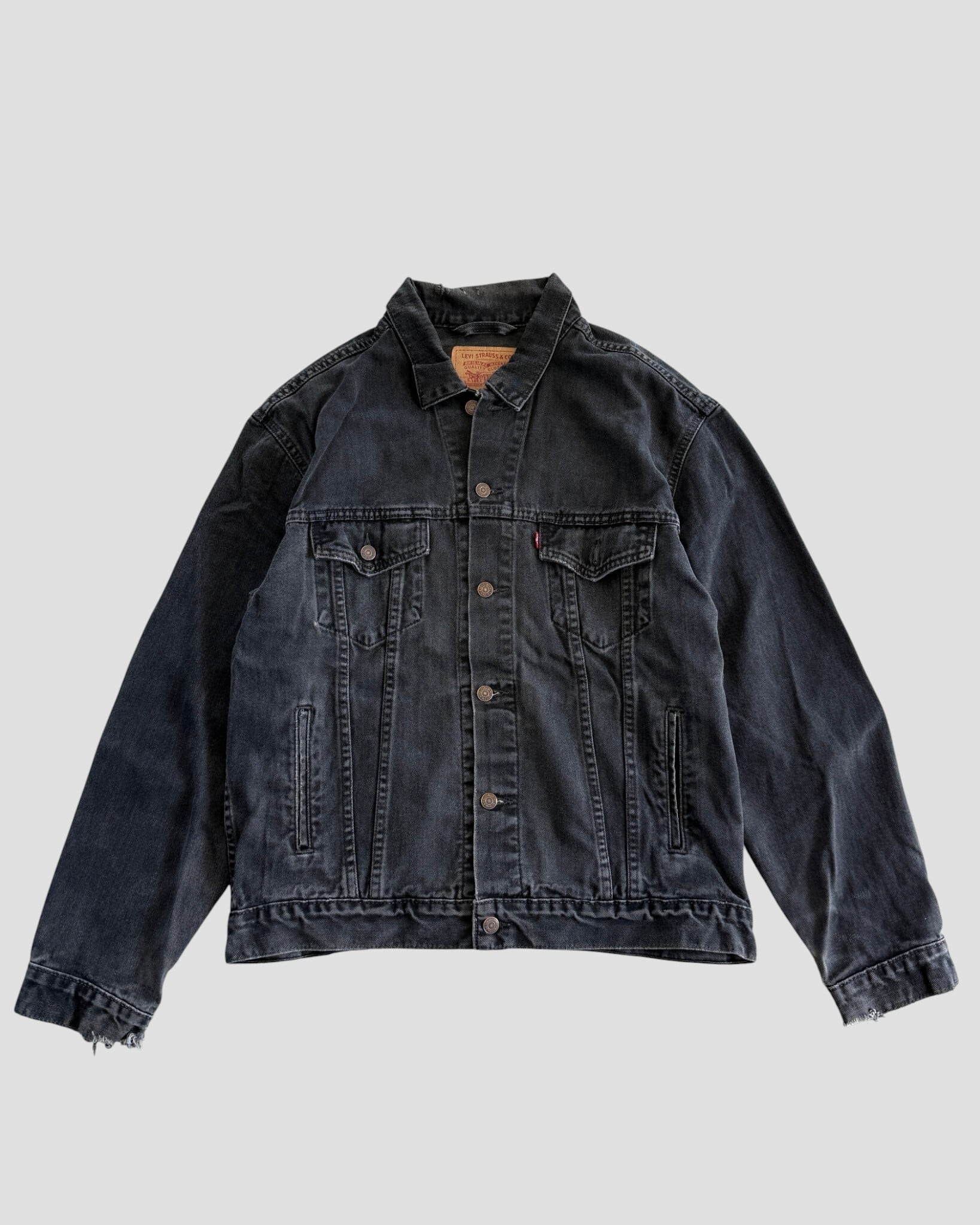 90s Levis 70507-0260 ブラックデニムジャケット　M 90's Levi's 70507 ブラック デニムジャケット 表記(M) USA製