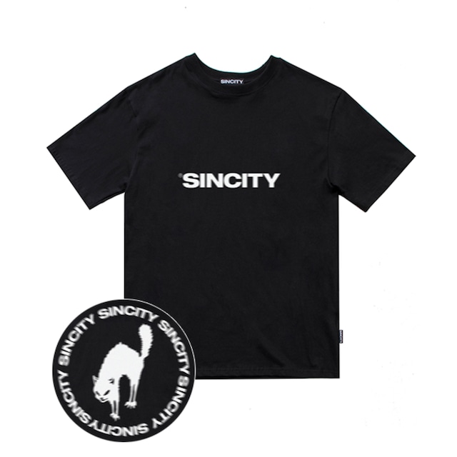 [SINCITY] vibrate circle t-shirt Black 正規品 韓国ブランド 韓国通販 韓国代行 韓国ファッション シャツ Tシャツ