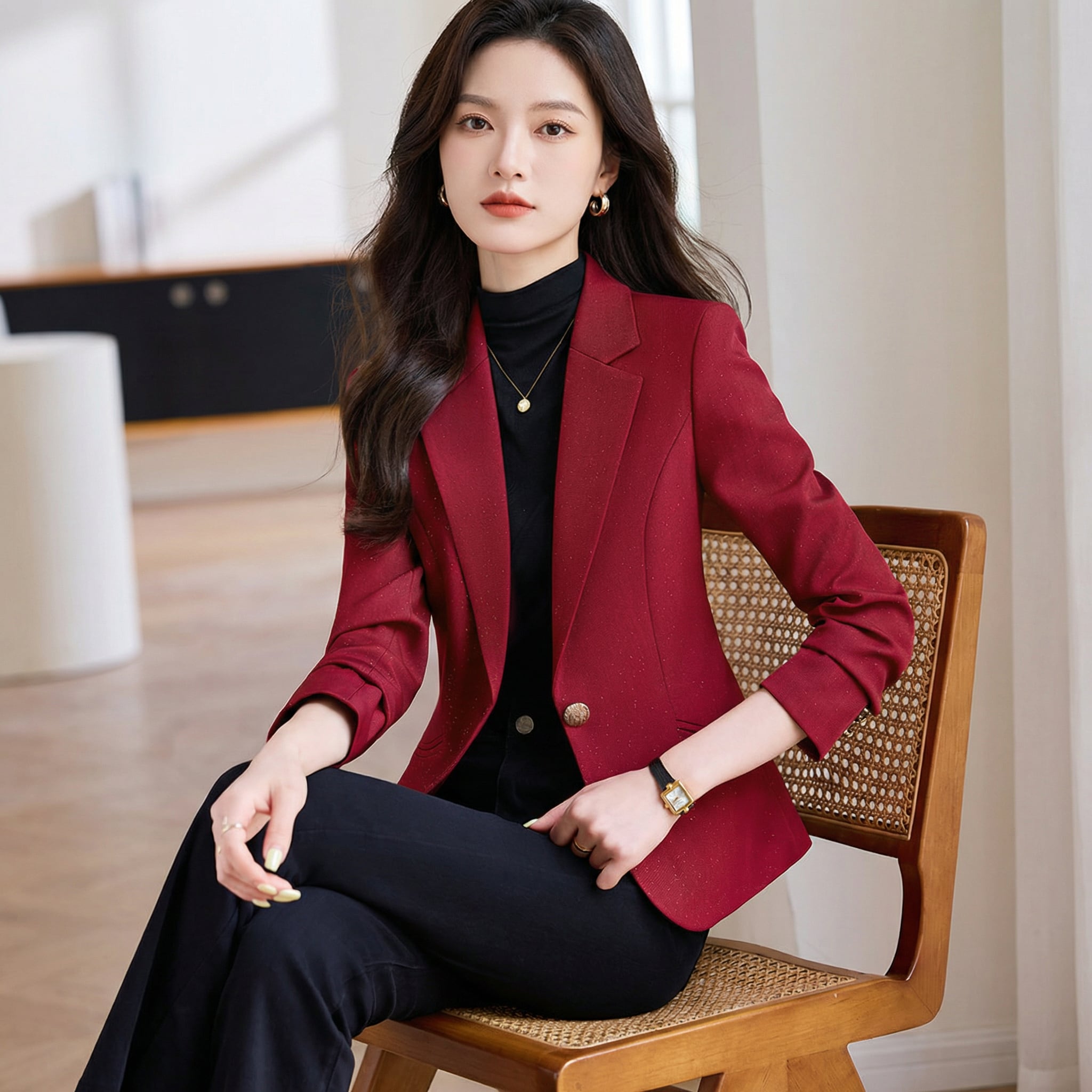 テーラードラメカラーショートジャケット(3color) M1127