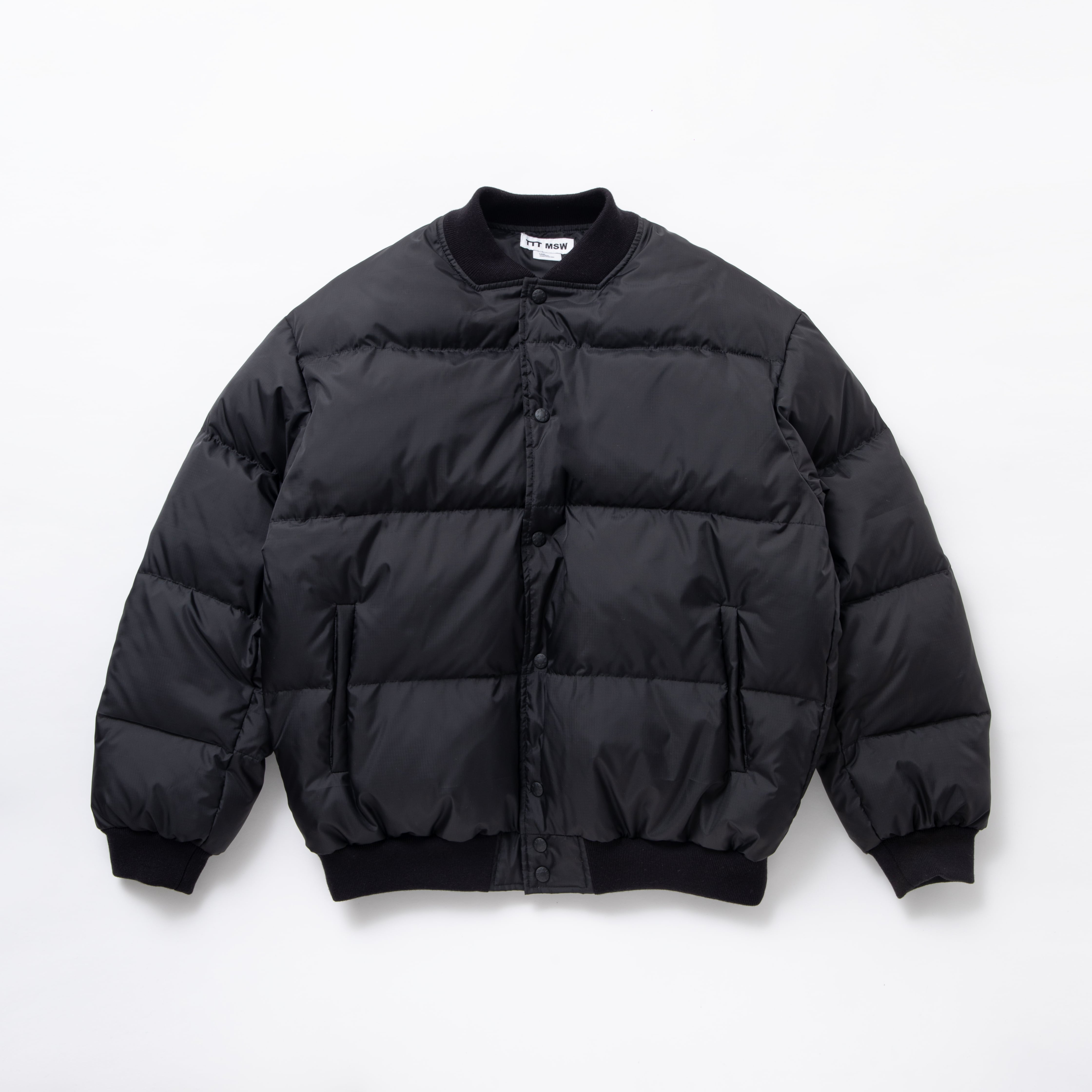 Down varsity jacket (BLACK) | TTTMSW