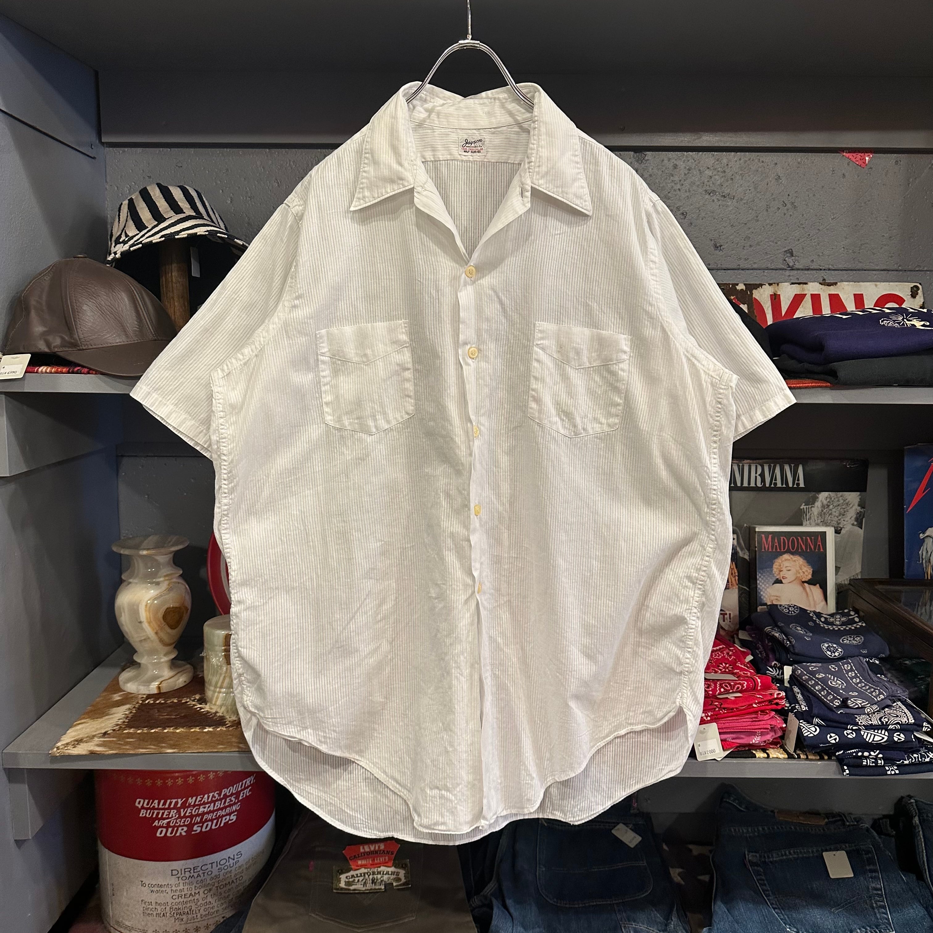 【vintage】1960's silk open-collar shirt