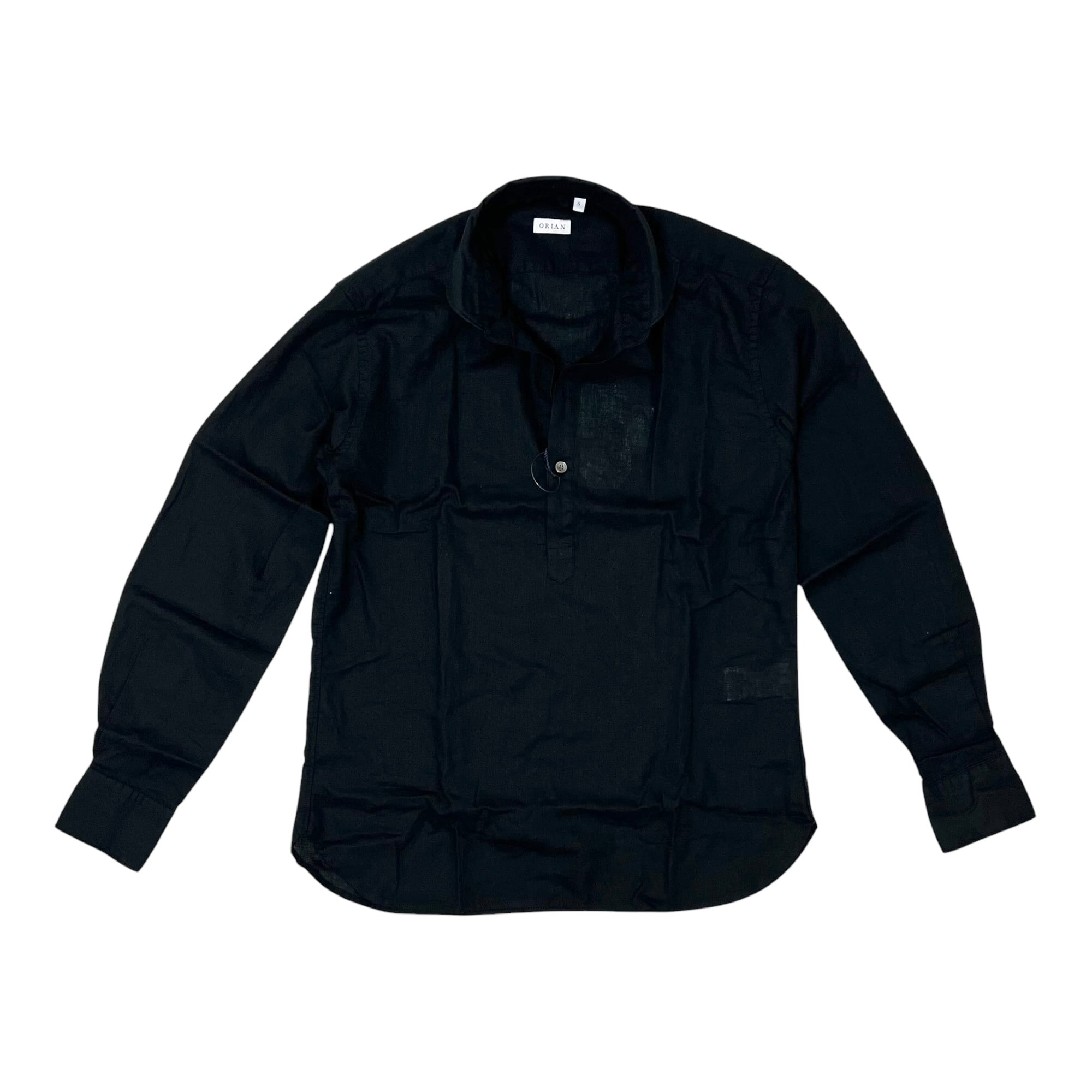 ORIAN(オリアン) Cotton Linen Pullover Shirt(KH30F)/BLACK