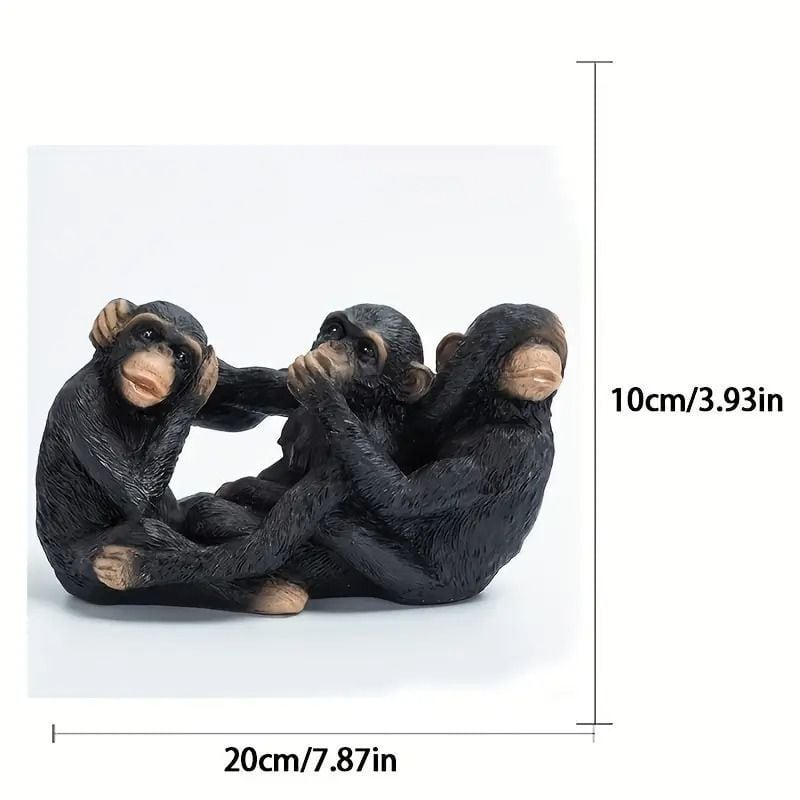 オブジェ 見ざる猿 聞か猿 言わ猿 フィギュア 置物 かわいい