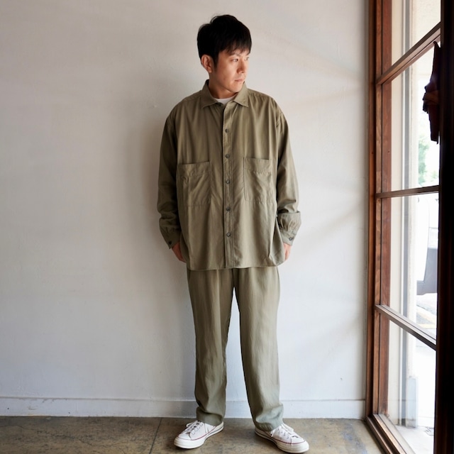 Over easy shirt khaki-beige