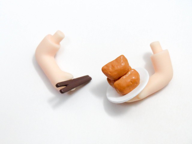 再入荷【806】 灰羽リエーフ 小物パーツ おいなりさんとお箸　ねんどろいど