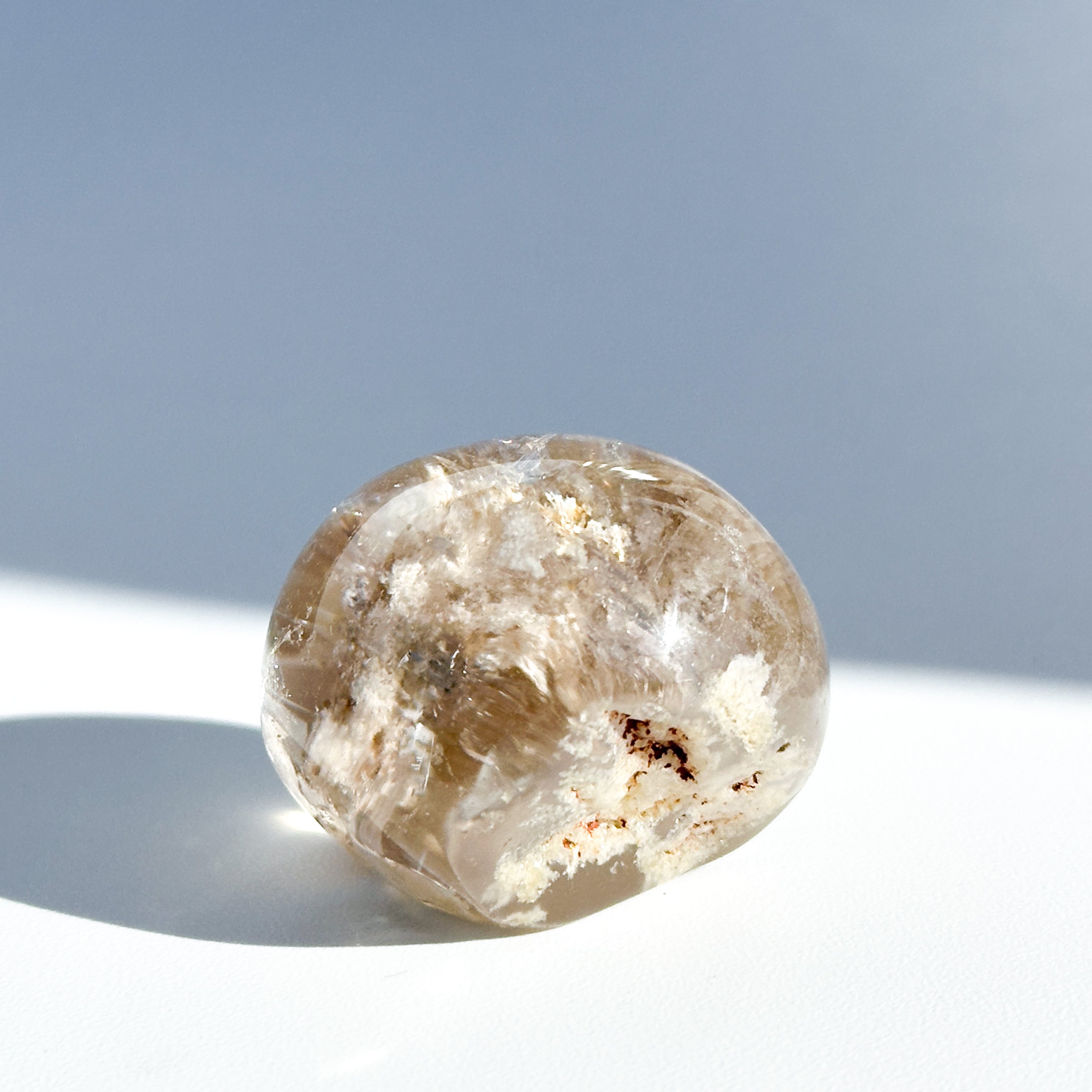 ミナスジェライス産ガーデンクォーツ レンズ22◇Garden Quartz◇天然石