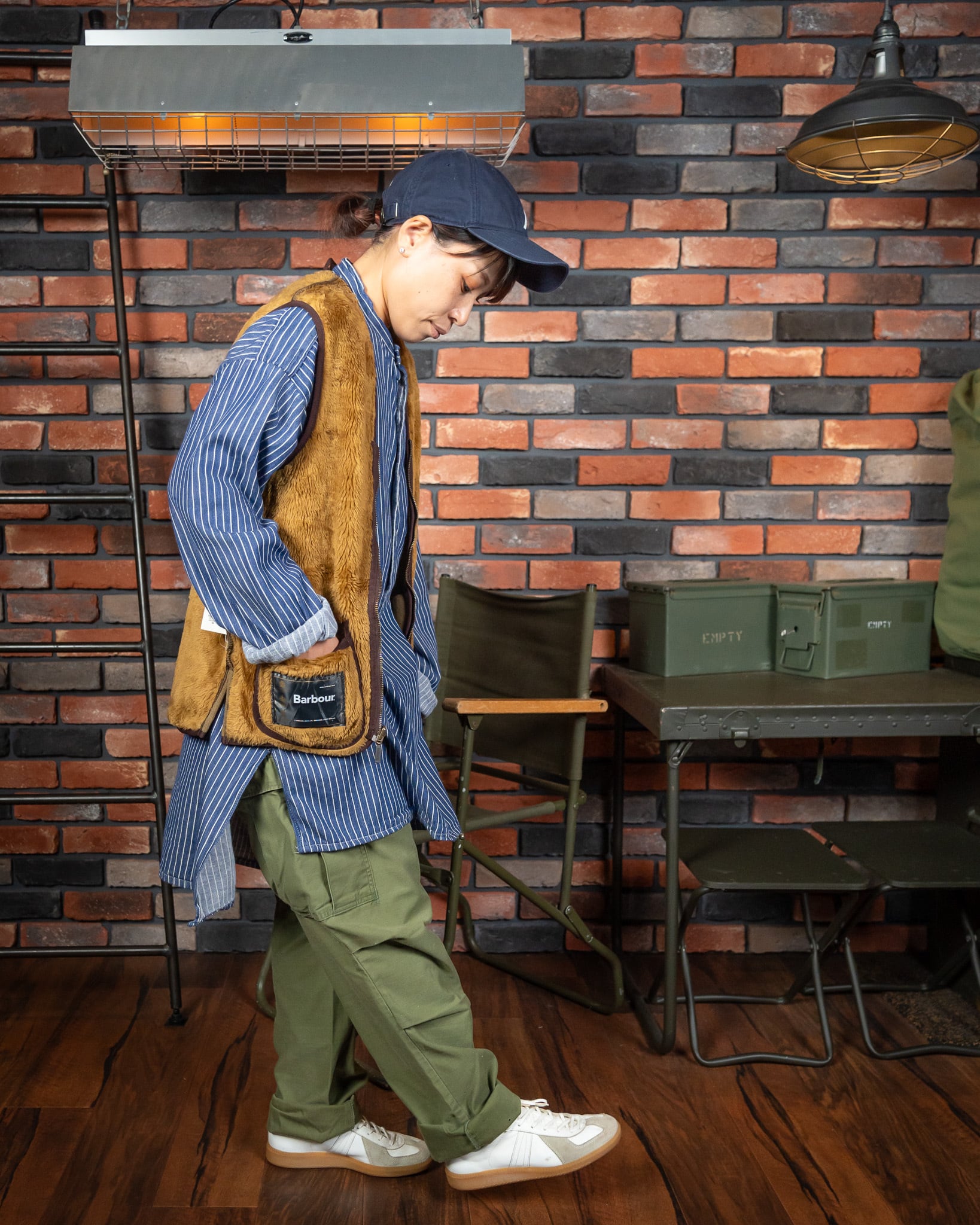 EURO ドイツ製 フィッシャーマンシャツ vintage LARGE】Germany Fisherman Shirts 