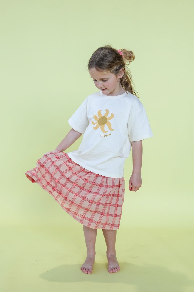 《即納》LAST1 GROWN/ Organic Sunny Tee - Milk