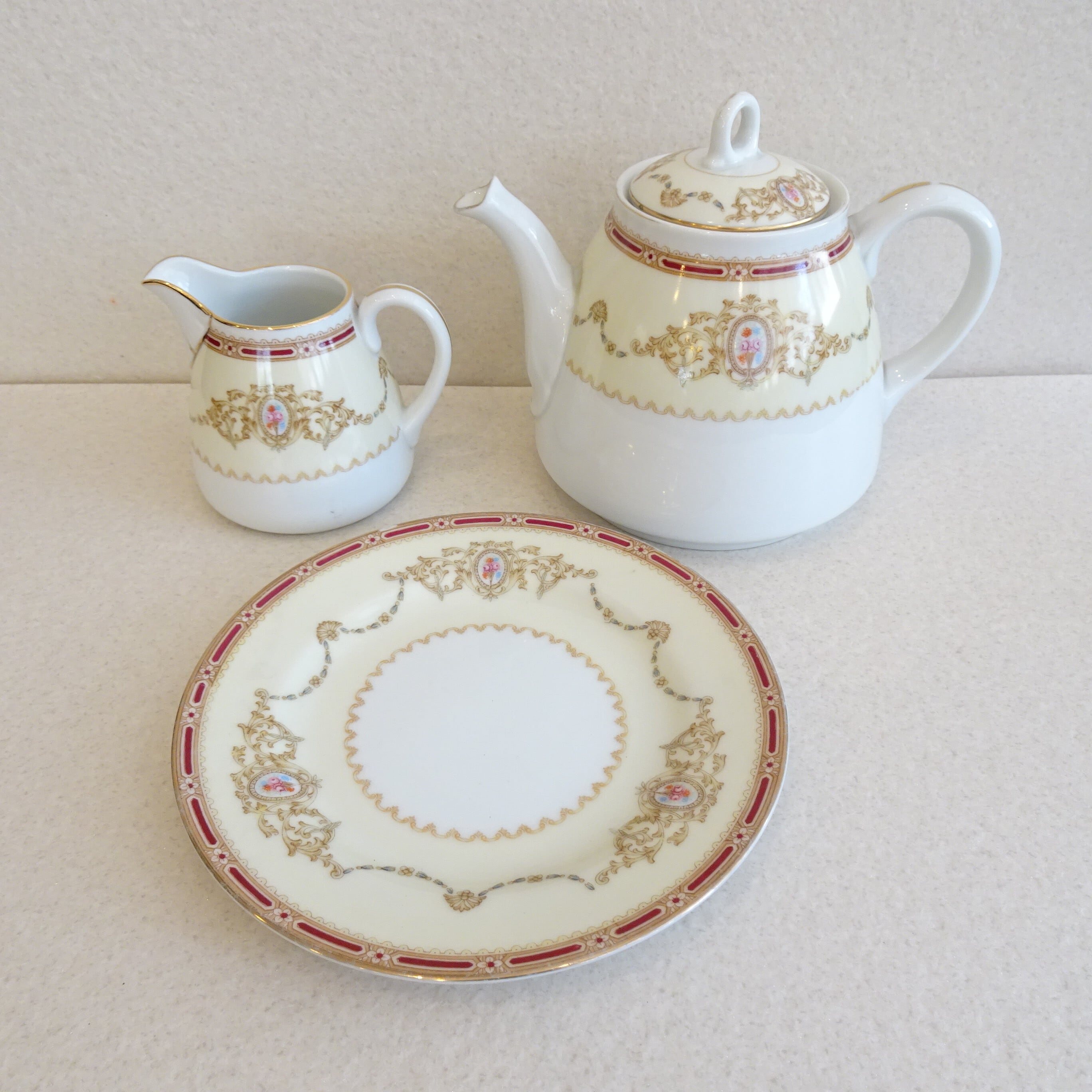 ノリタケ、ティーポット5個セット ノリタケティーポットセット