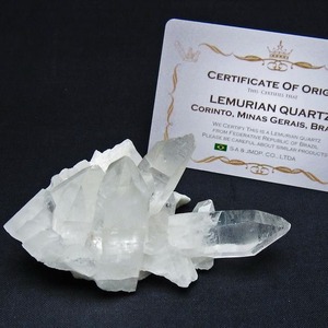 レムリアンシード 水晶 クラスター 原石 ブラジル ミナスジェライス州 コリント産 一点物 172-4172