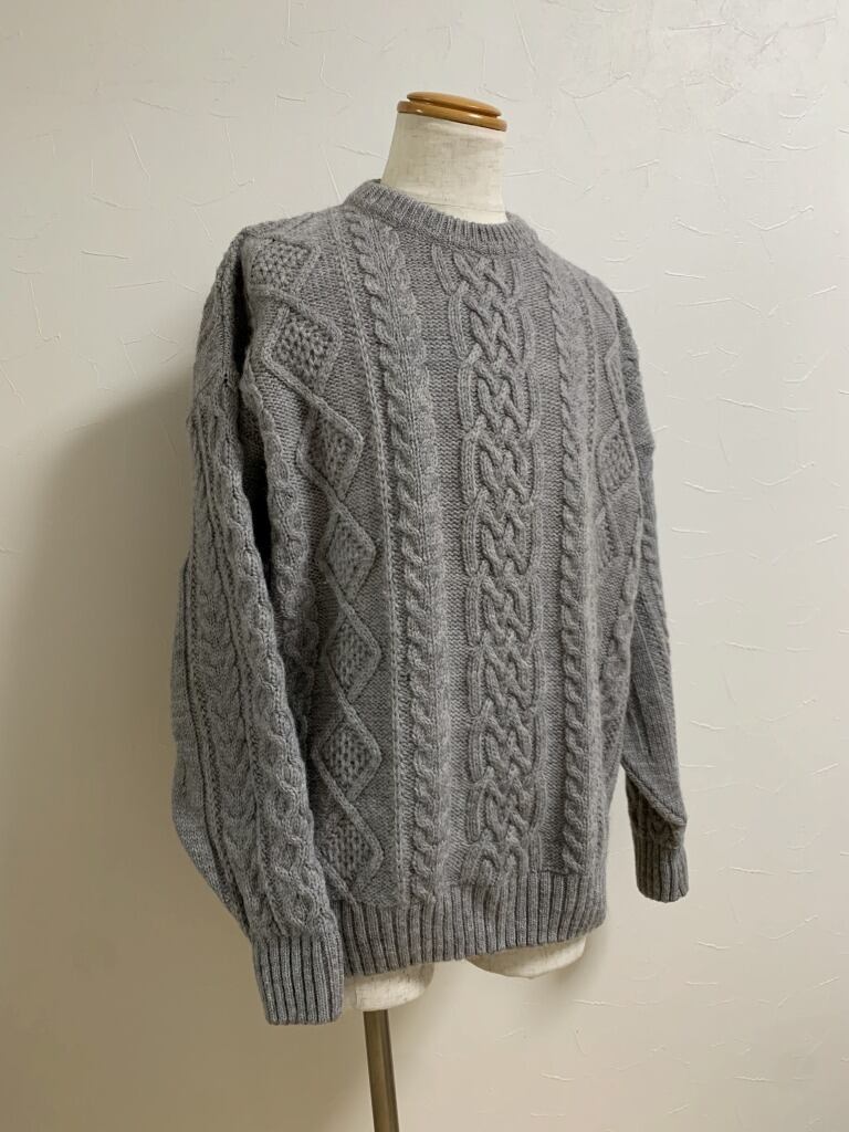 1980's Euro Big Silhouette Fisherman Sweater