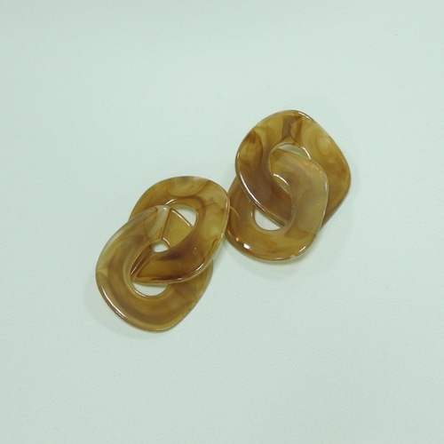 EARRINGS || 【通常商品】DONUT EARRINGS || 1 EARRINGS || BROWN || FCF102