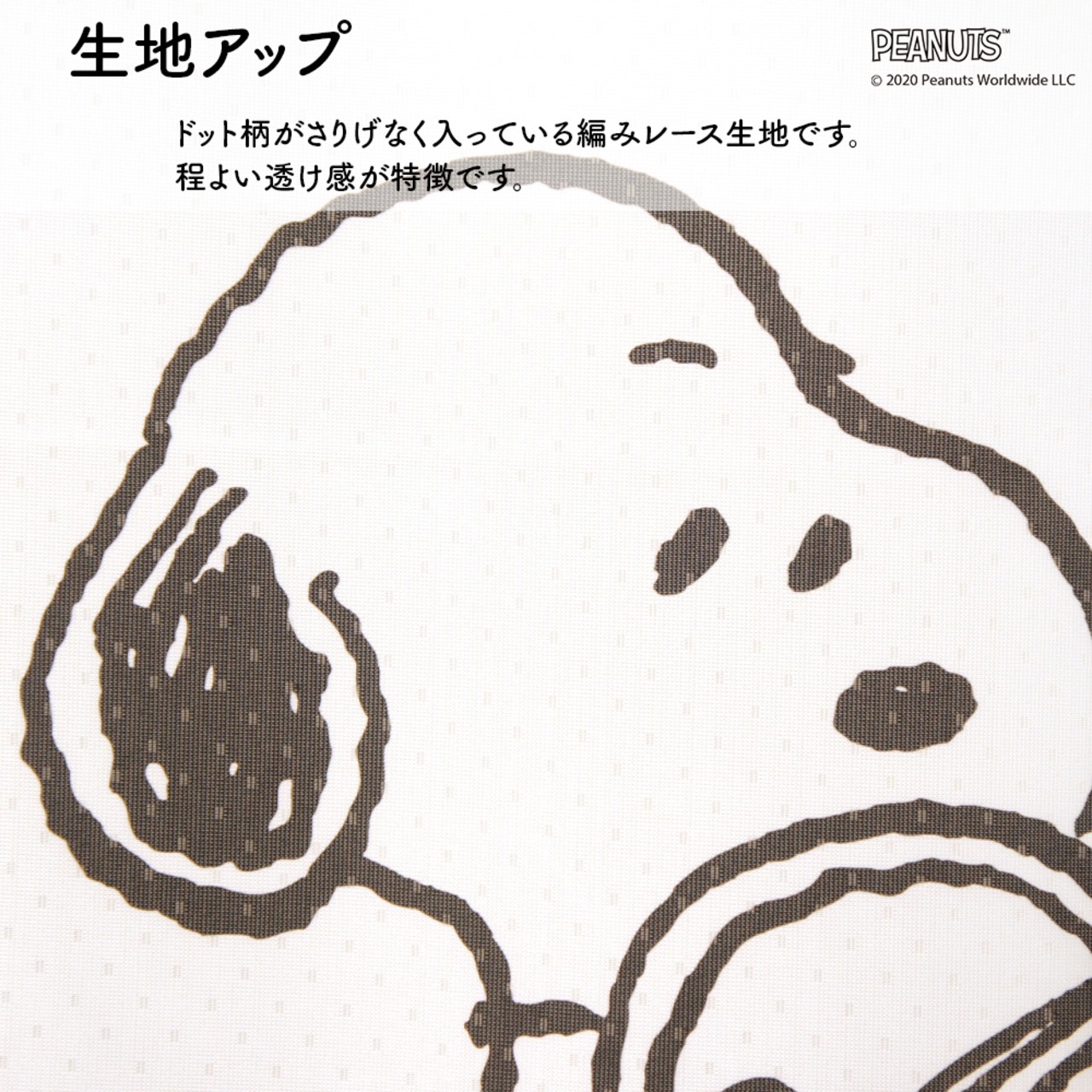 【受注生産】 のれん PEANUTS マンドリン 幅85×丈90cm 93883