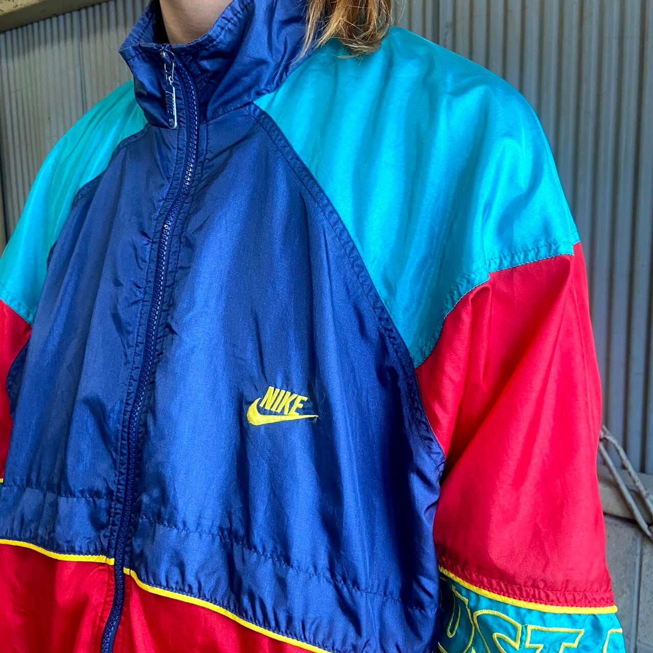 90sヴィンテージ NIKE ナイキ JUST DO IT ナイロンジャケット