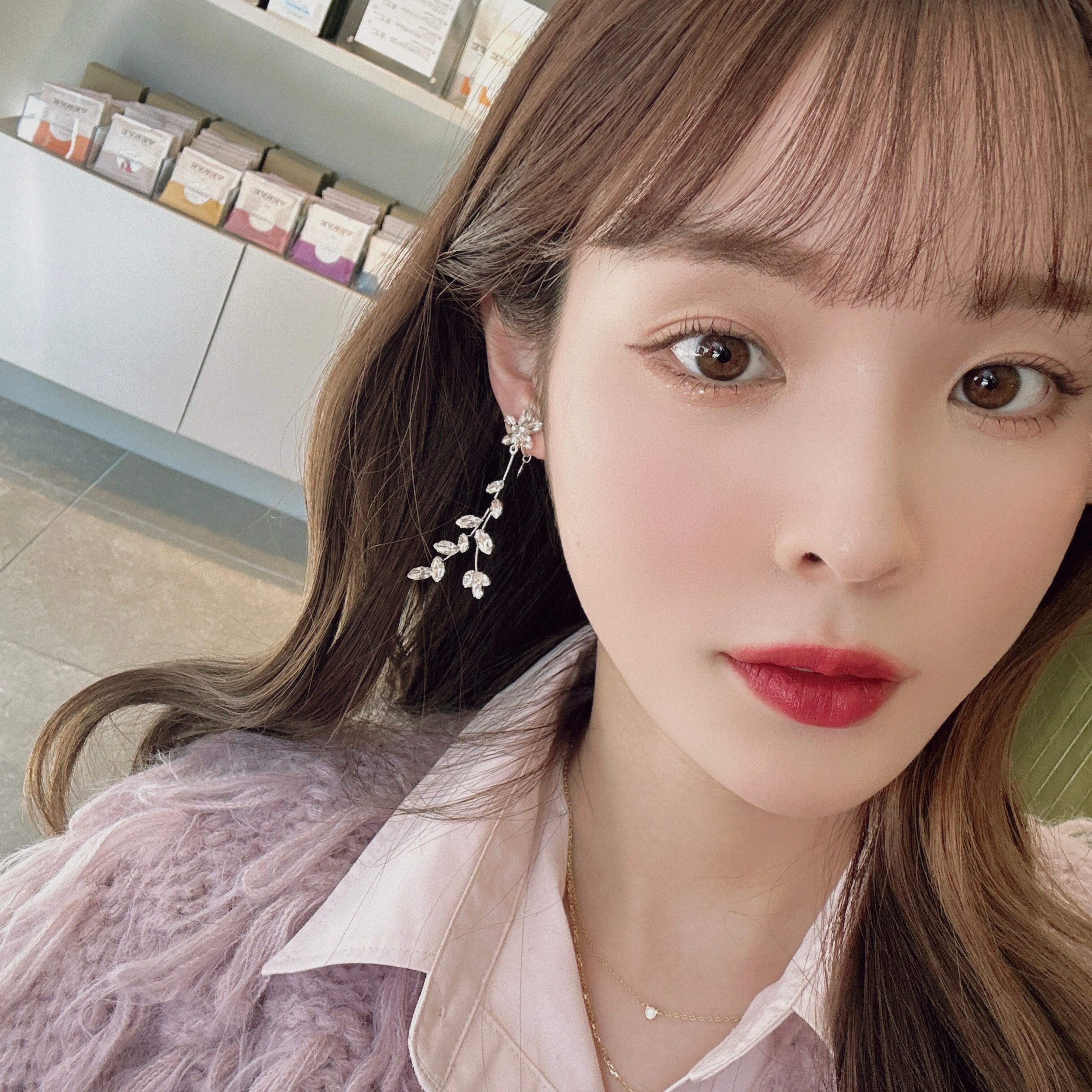 クリスタルブルームイヤリング