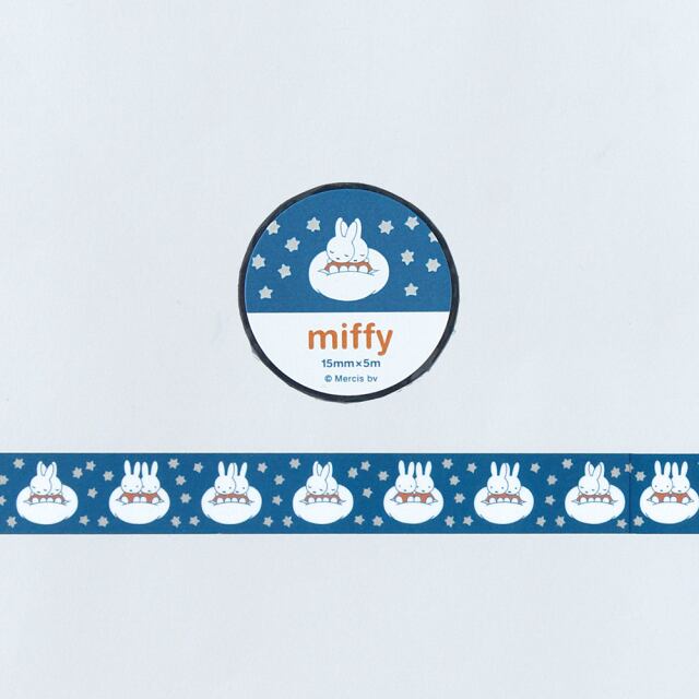 ミッフィー×グリーンフラッシュ sleep 15mmマステ BM-115 CA14