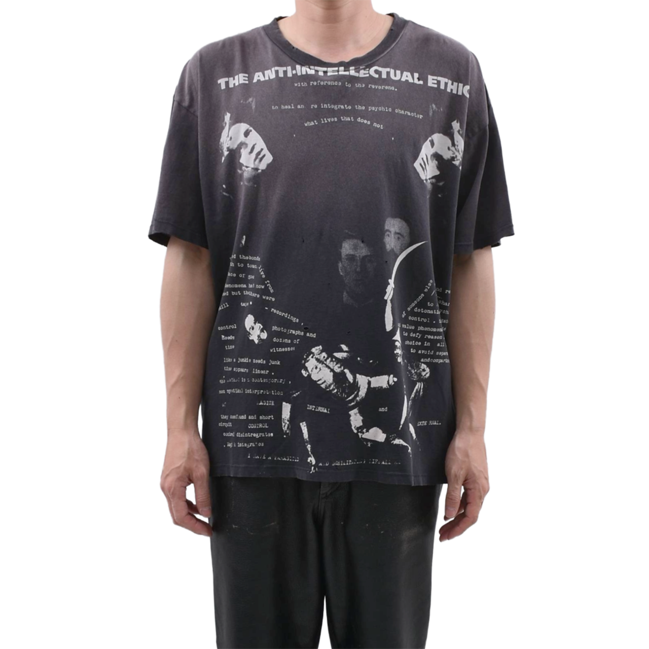 【Enfants Riches Déprimés】Anti-Intellectual Ethic T-Shirt Sun Fade - 1