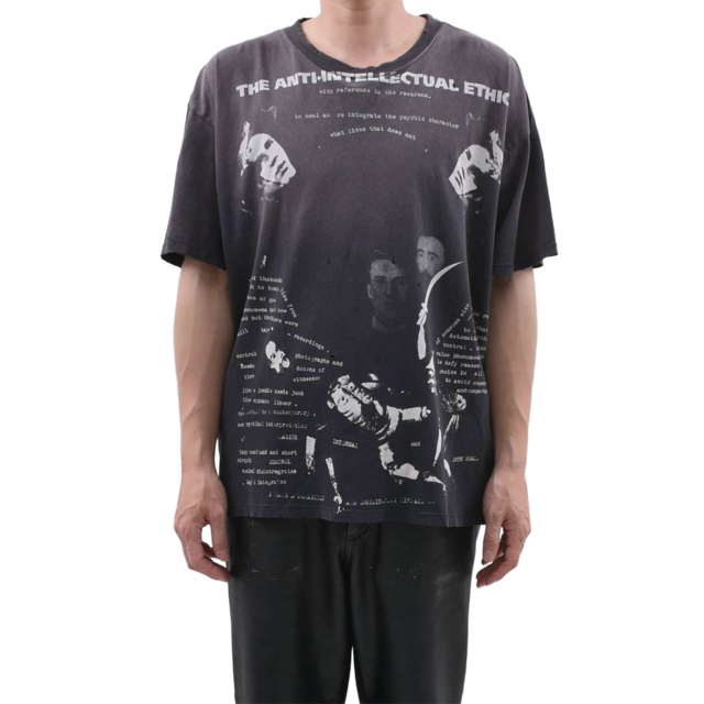 【Enfants Riches Déprimés】Anti-Intellectual Ethic T-Shirt Sun Fade