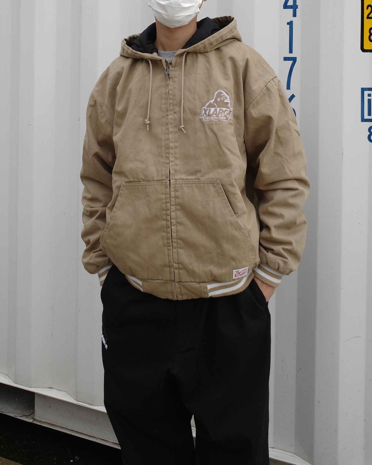 【XLARGE】OLD OG HOODED WORK JACKET【エクストララージ】