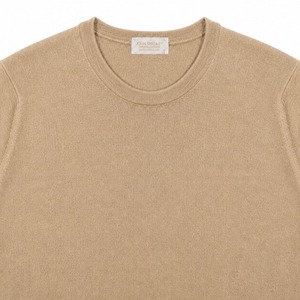 ★定価126,500円・新品未使用★ジョンスメドレー PAXEN パクセン 至高のシルク×カシミヤ 長袖ニット キャメル　サイズS, M