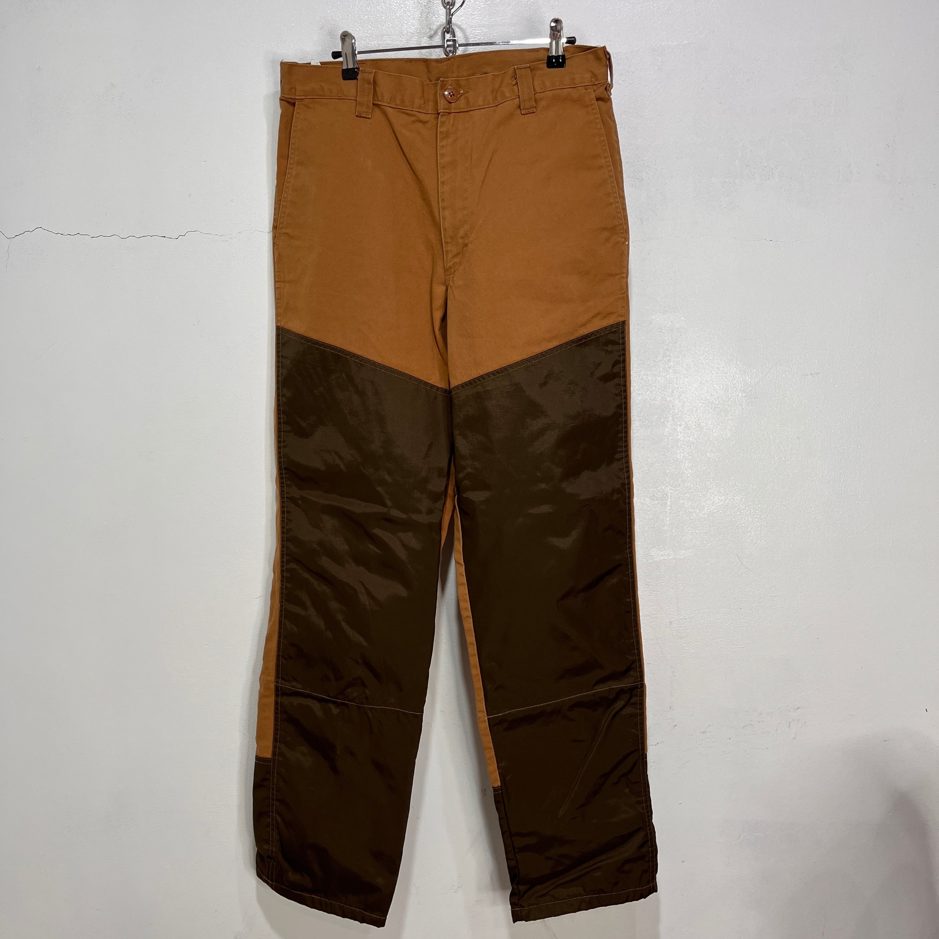 80s ハンティングパンツ ダブルニー W32ダック地 ナイロン 80s ハンティングパンツ ダブルニー W32ダック地 ナイロン