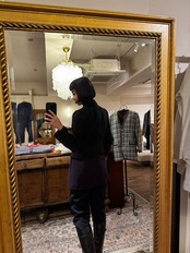 SONIA RYKIEL ブラック✖️パープル バイカラーテーラードジャケット