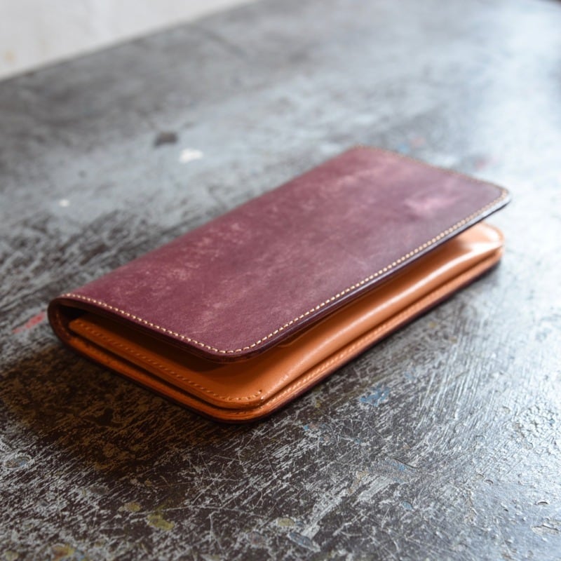 MID THIN WALLET -薄型ミドルウォレット/札入れ-VIOLA