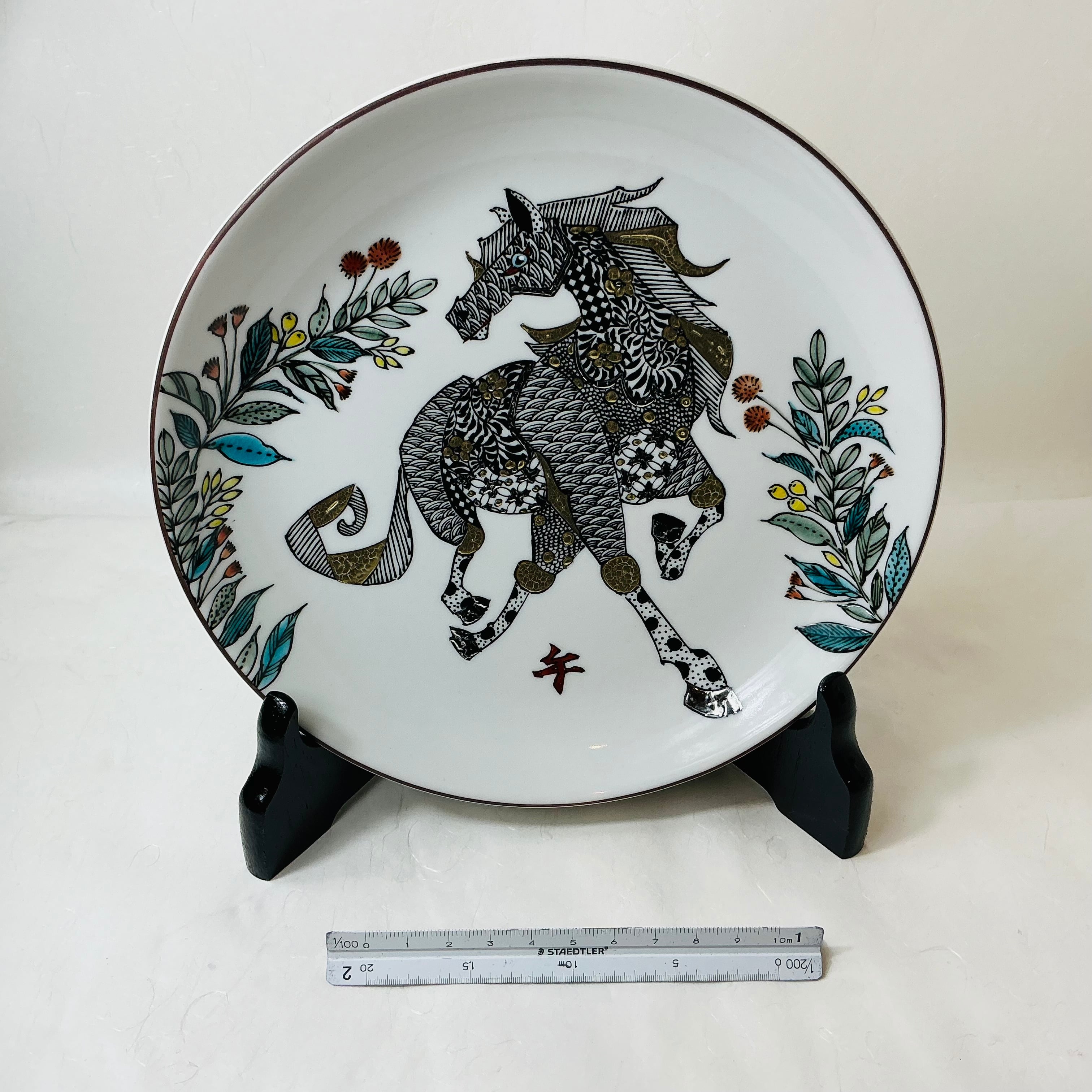 希少美品　九谷焼　　高さ約23センチ 恵比寿様と大黒様のセット 九谷焼 7号打ち出の小槌 恵比寿大黒