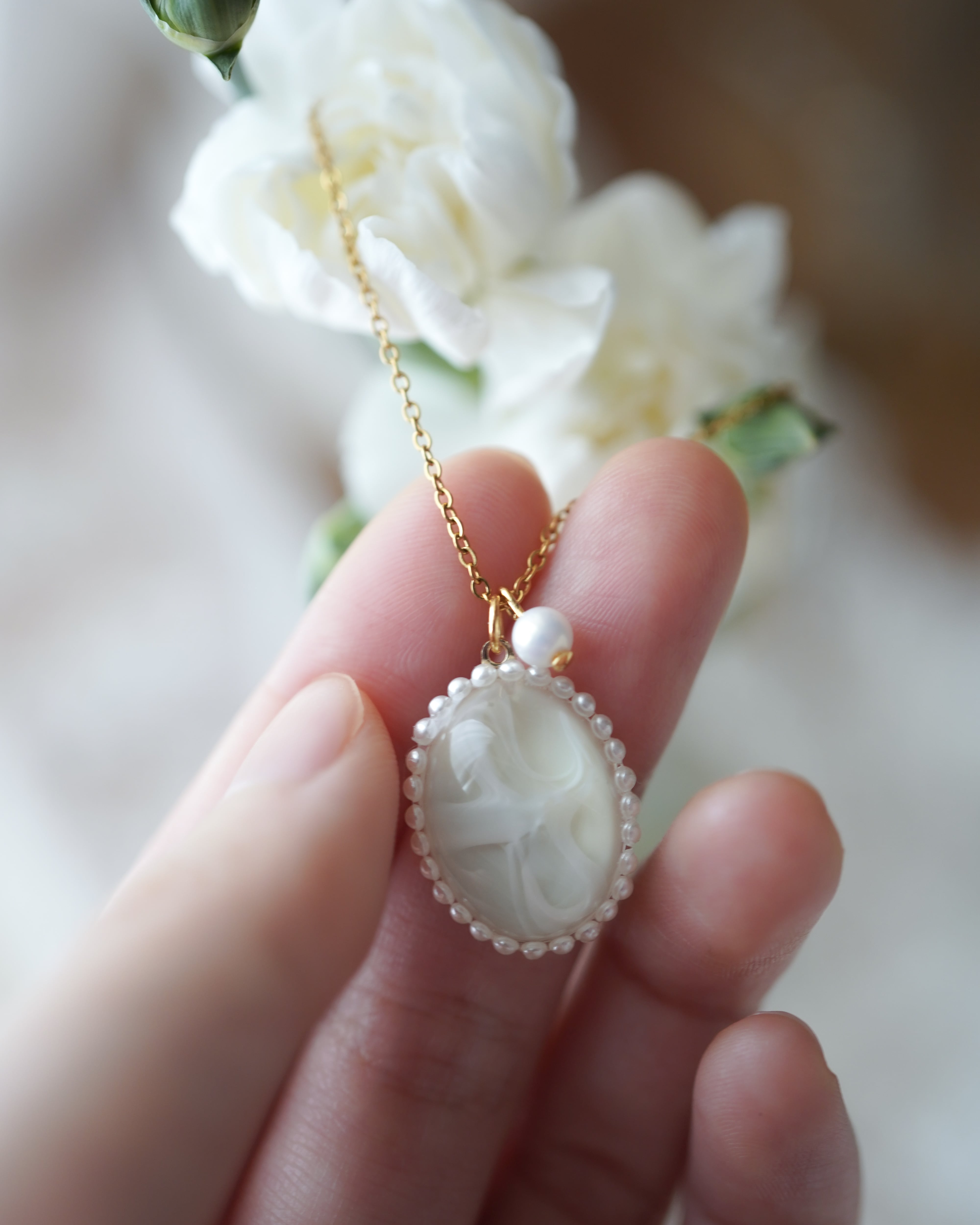 『 メロンパフェ 』ネックレス