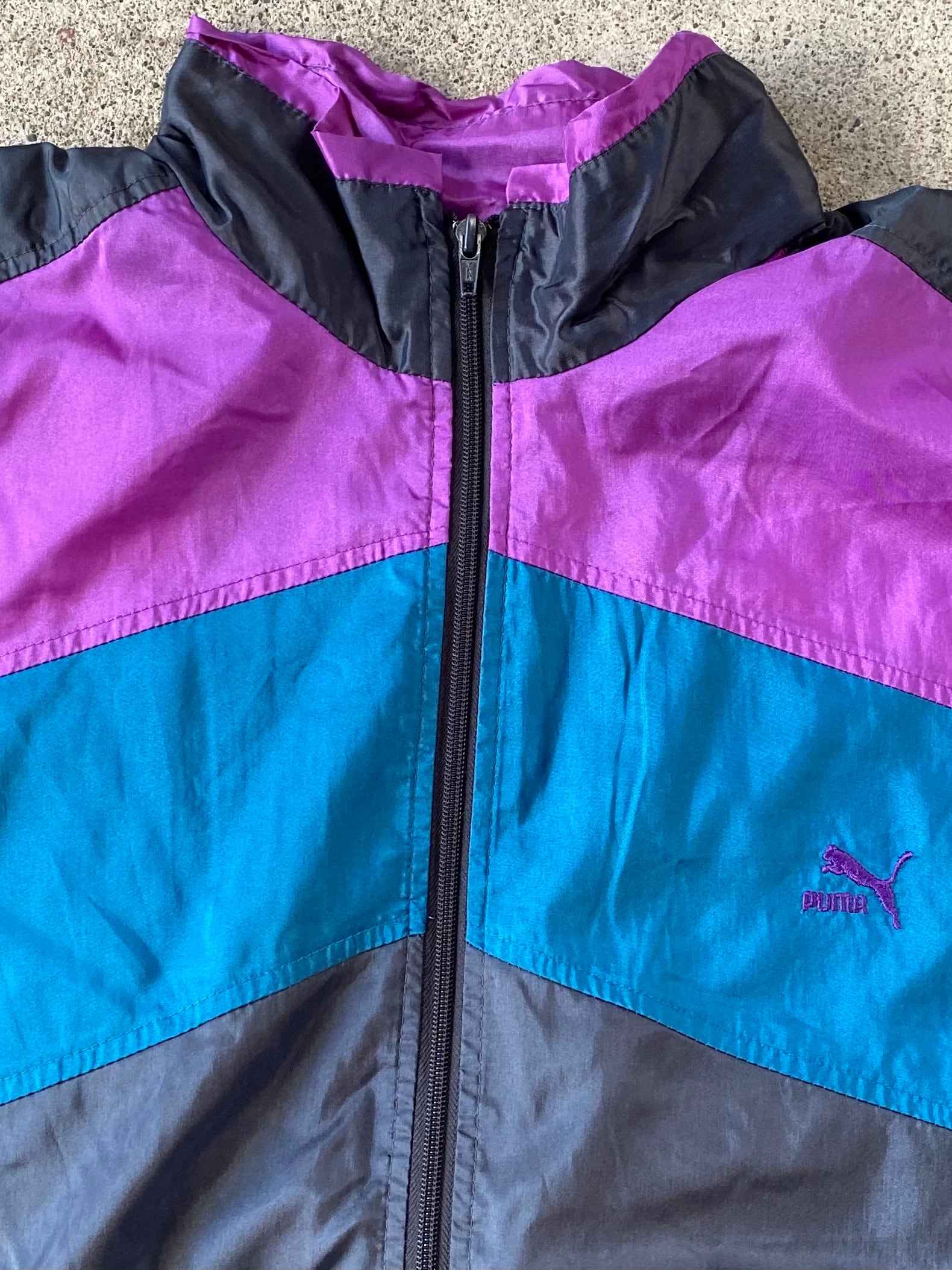 80's】PUMA ナイロントラックジャケット ブラック | ealler 80's】PUMA ナイロントラックジャケット ブラック | ealler