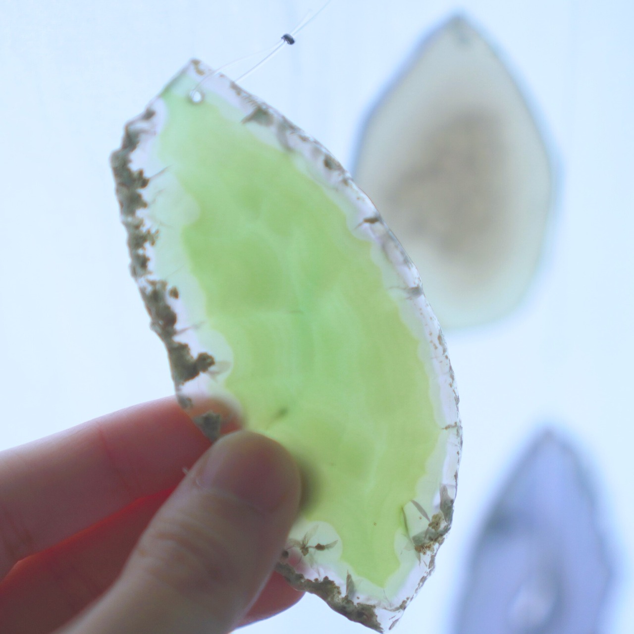 Haze - アゲートヒーリングチャイム / Agate Sun Catcher Wind Chime 044