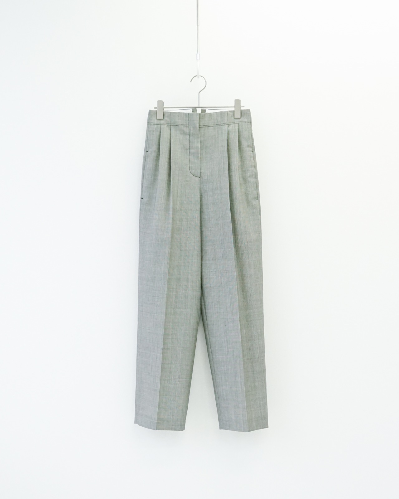 〈CÉLINE by phoebe philo〉2Tuck Wool Pants