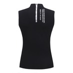 WOMEN FRONT LOGO POINT SLEEVELESS