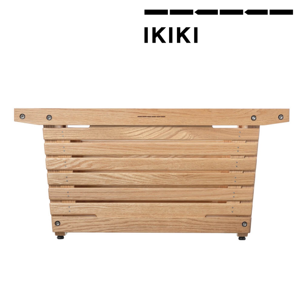 IKIKI(イキキ) シェルフコンテナ Mサイズ オーク 天然木材 木製 機能コンテナ