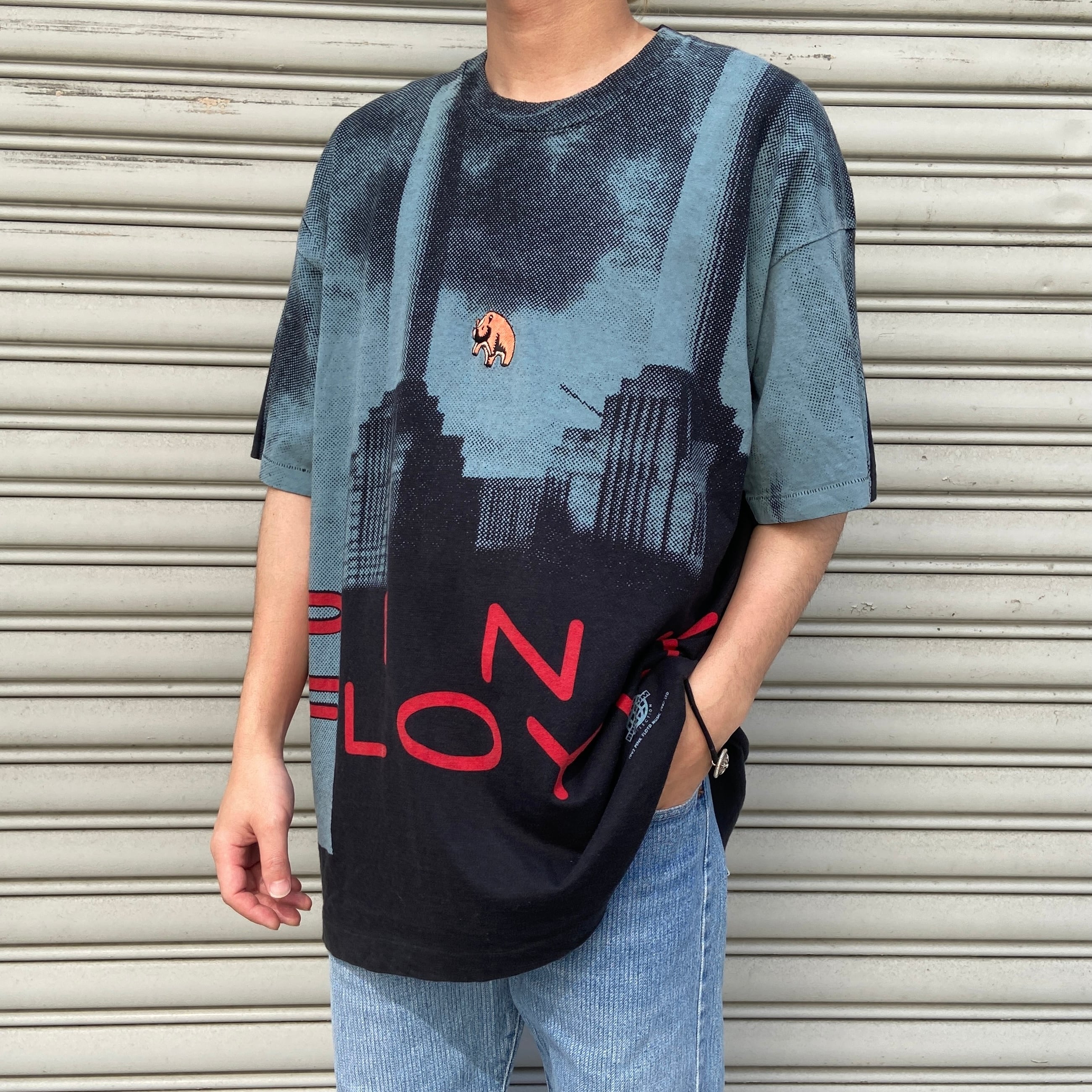希少 90s USA製 ピンクフロイド バンドTシャツ バンT 黒 XL | 古着屋 Uan