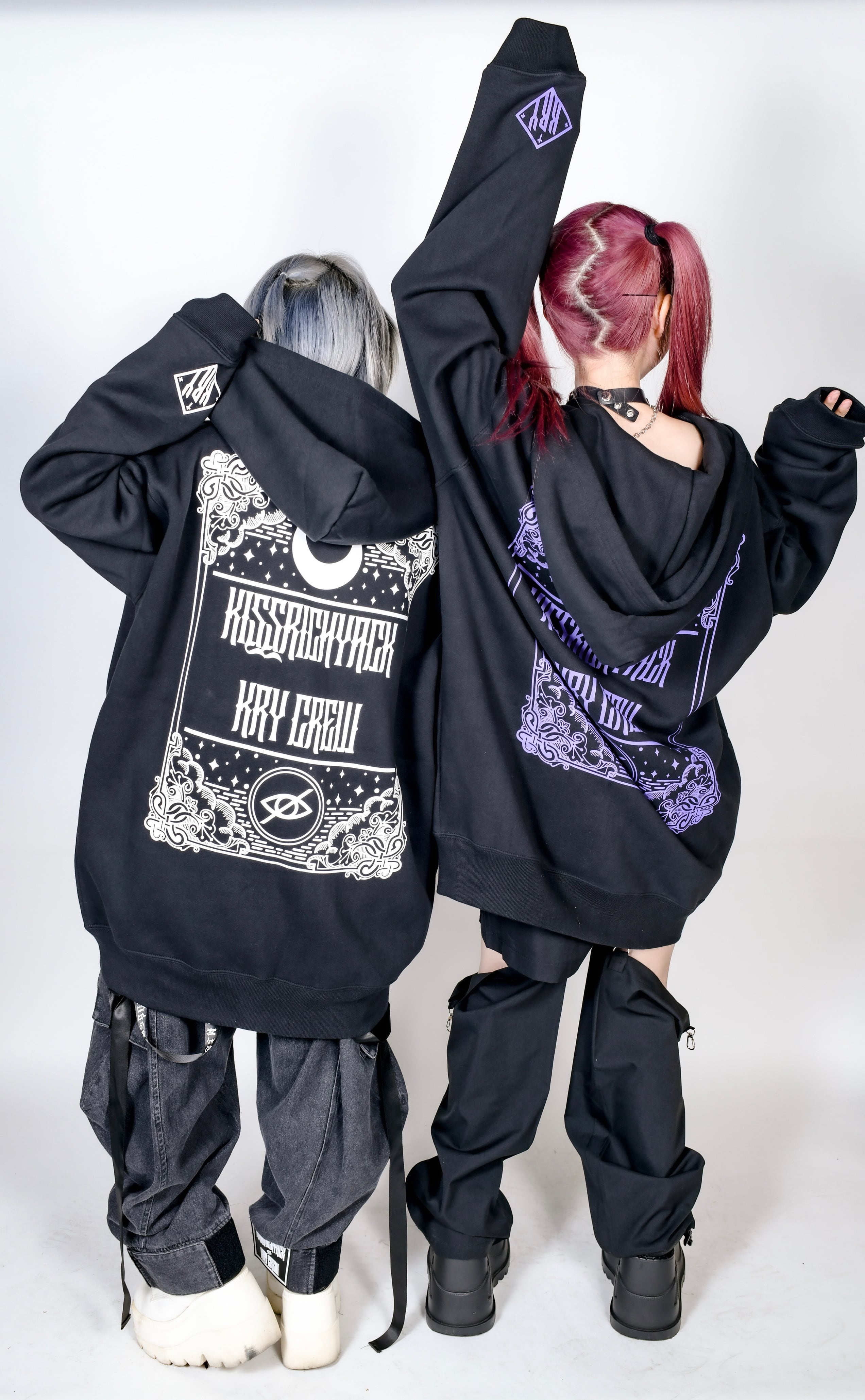 KRY clothing 雲海 パーカー 紫