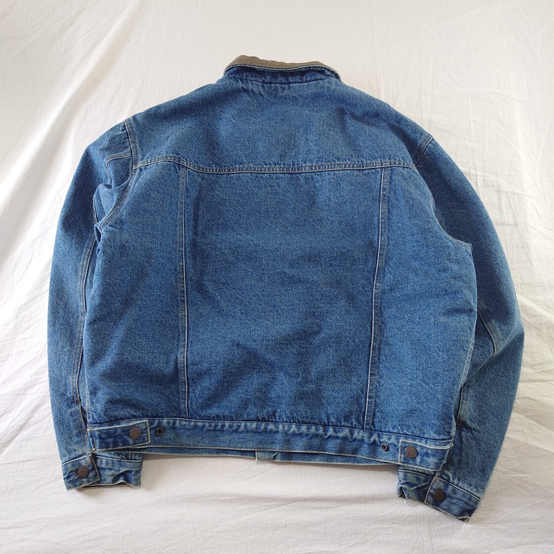 90～00s】OLD GAP ボアデニムジャケット レザー襟 | Pay ID