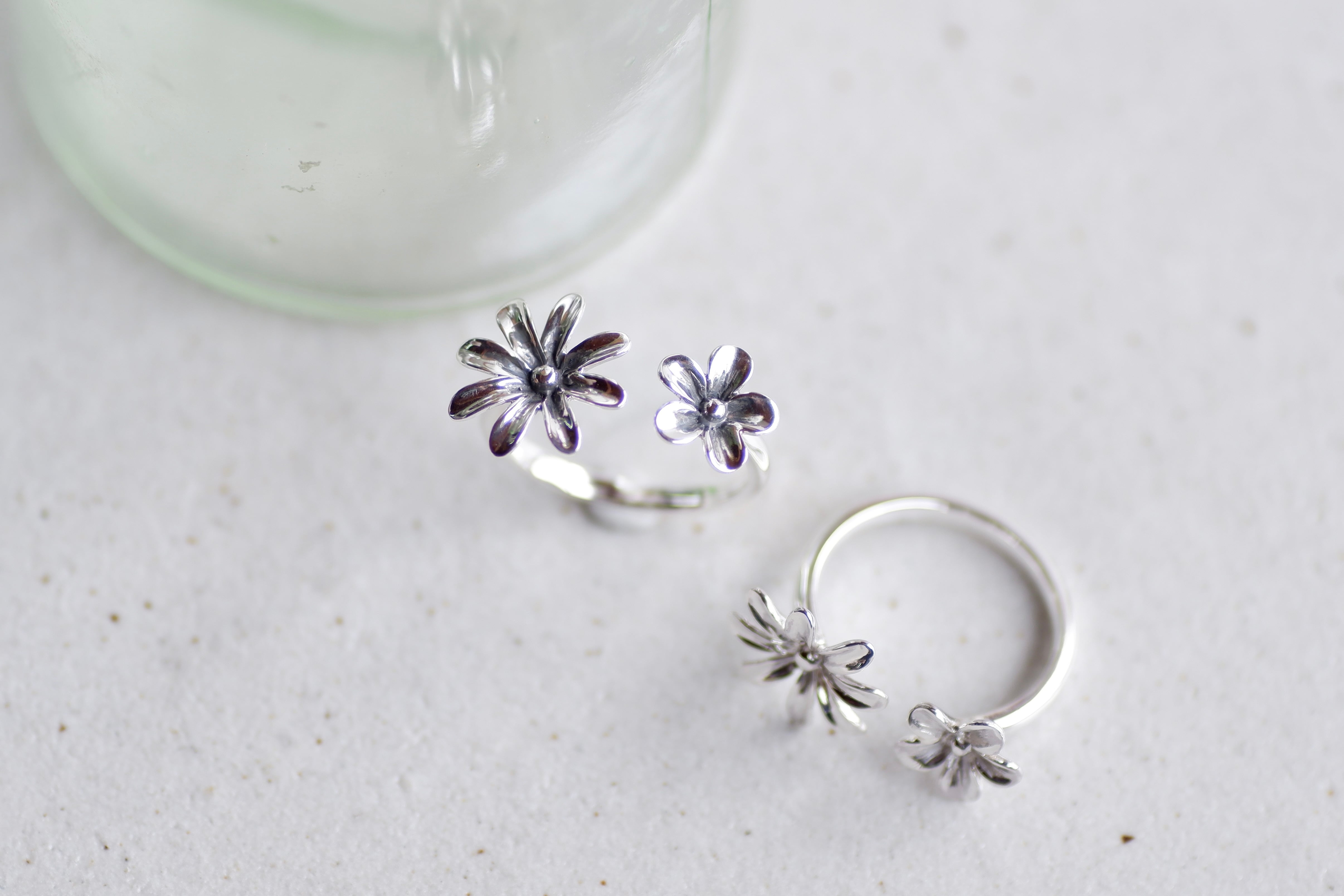 【ORDER】nica ring vol.2 #9〜15 SV925 / 二花リング