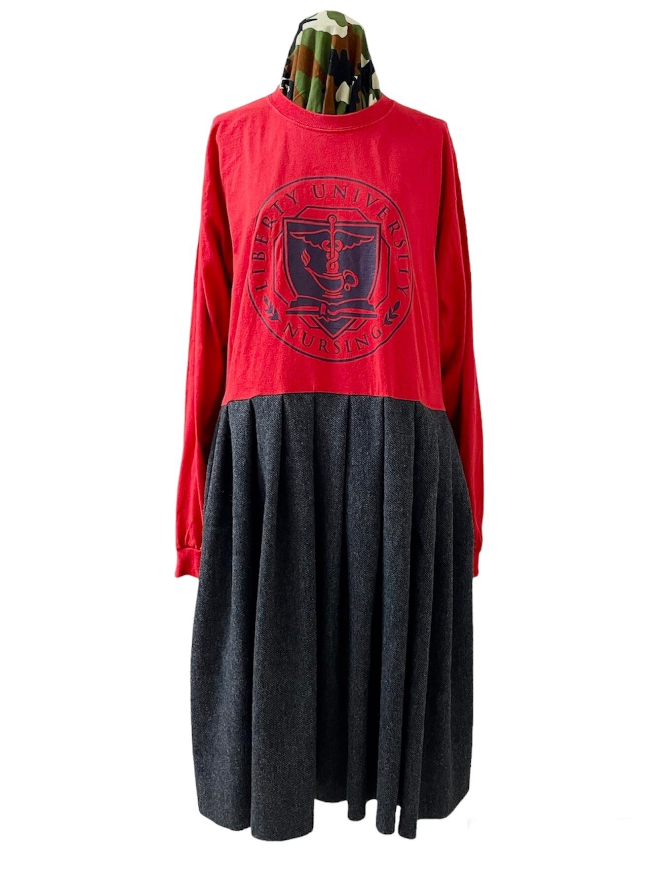 古着Tシャツ✖︎8枚はぎスカートリメイクワンピース | Redlight