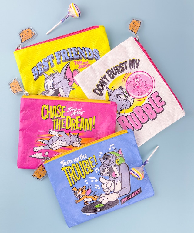 F258175_TOM and JERRY×Flapper ポップアートポーチ
