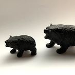 60's Russian Vintage WoodCarving Pair Bear _01（60's ロシア 木彫りのクマの親子）