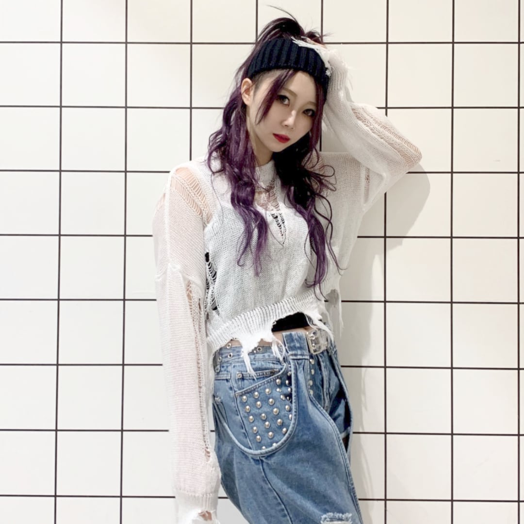 再値下げ!50%OFF】ハイダメージショートニット | VOLCAN&APHRODITE 再値下げ!50%OFF】ハイダメージショートニット | VOLCAN&APHRODITE