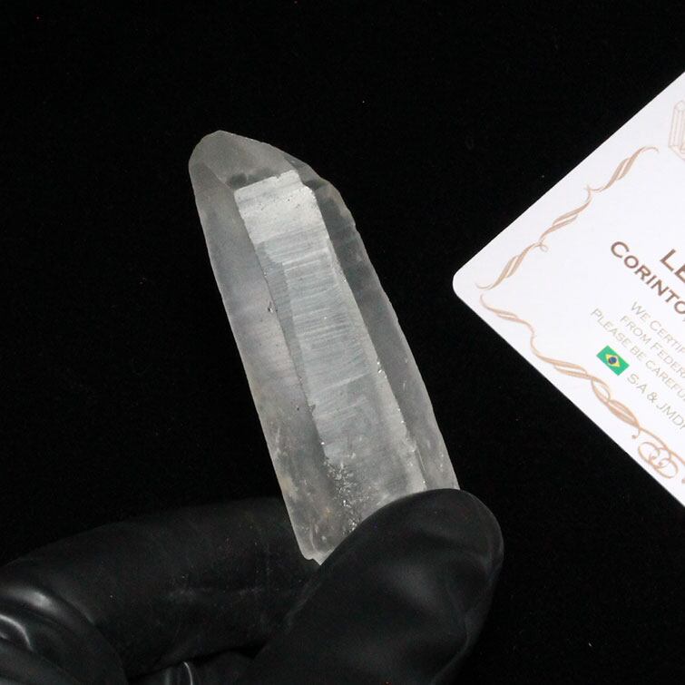 レムリアンシード 水晶 原石 ブラジル ミナスジェライス州 コリント産 証明書付属 一点物 271-200