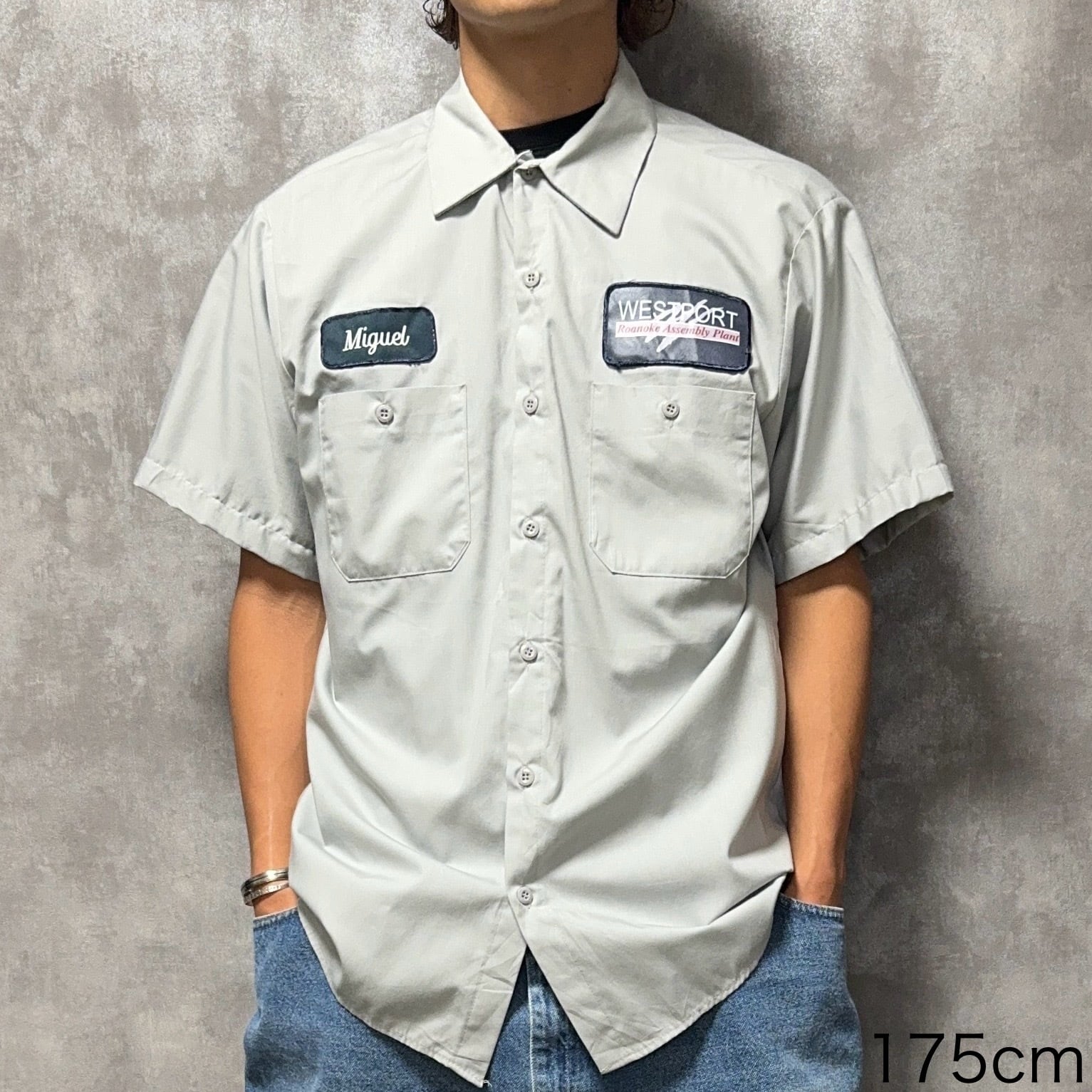 CINTAS ワークシャツ L ワッペン | 古着屋OLDGREEN CINTAS ワークシャツ L ワッペン | 古着屋OLDGREEN