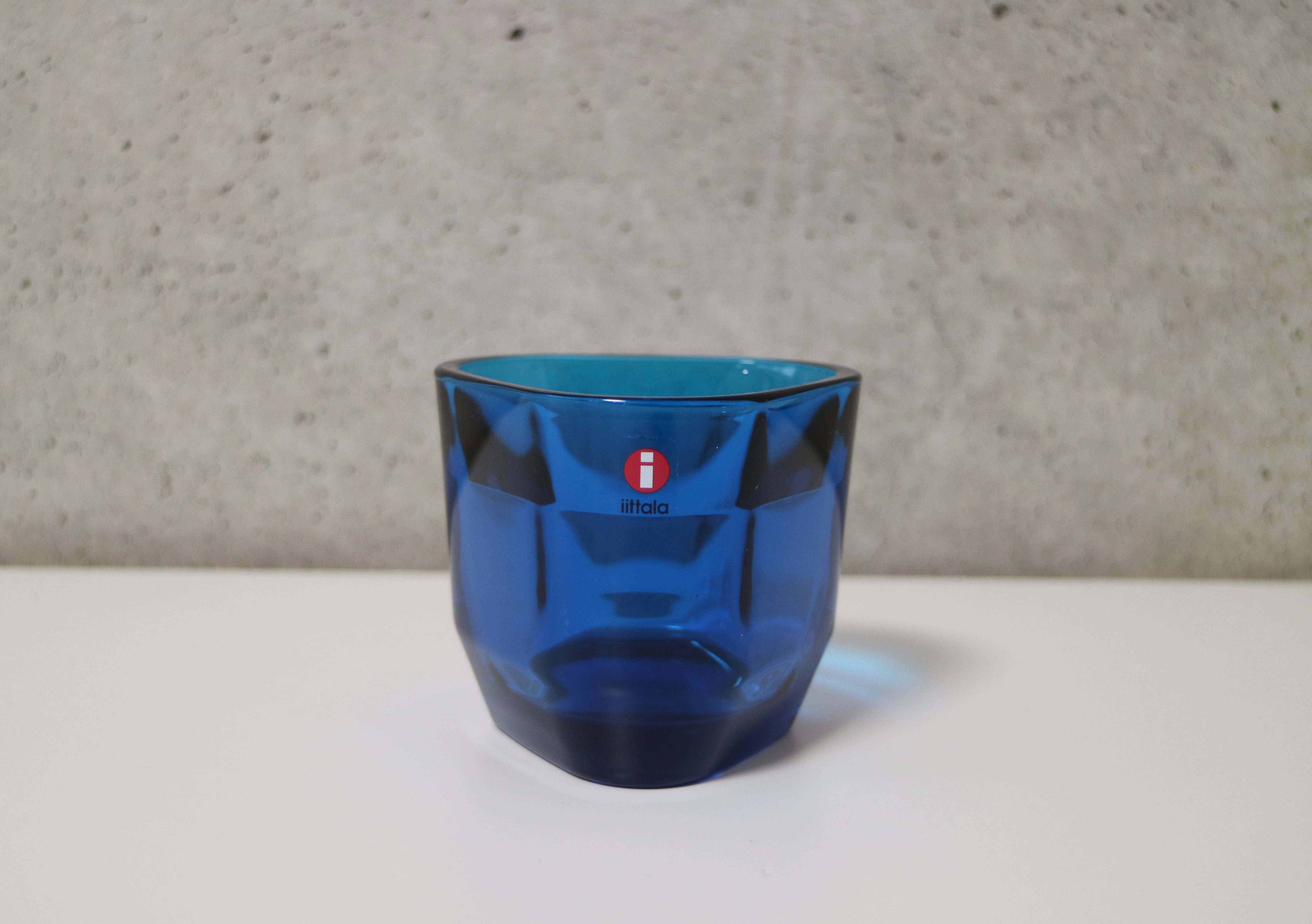 廃盤】iittala Tris / イッタラ トリス キャンドルホルダー ブルー