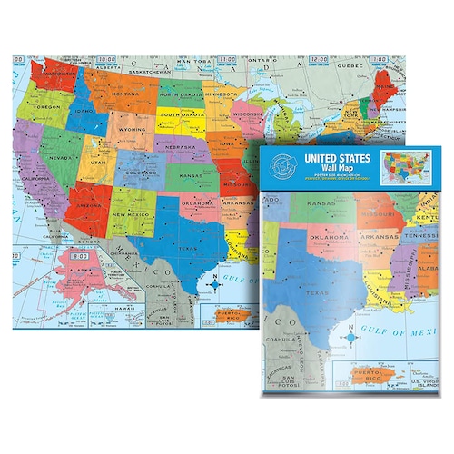 【UNITED STATES Wall Map】アメリカ州 MAP ポスター 壁紙